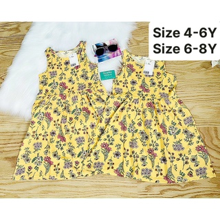 (Hàng Auth) Đầm bé gái HM size 2-10Y
