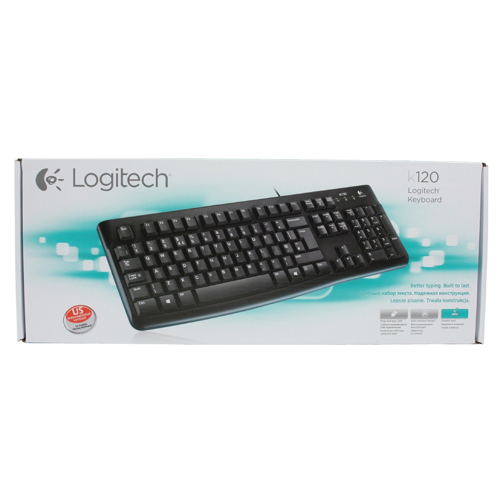 Bàn phím Logitech K120 Đen new 100% - Phân phối chính hãng