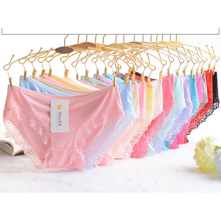 [RẺ VÔ ĐỊCH] Quần chip lót nữ ren Modal cotton thun lạnh dễ thương sexy gợi cảm rẻ đẹp Y71