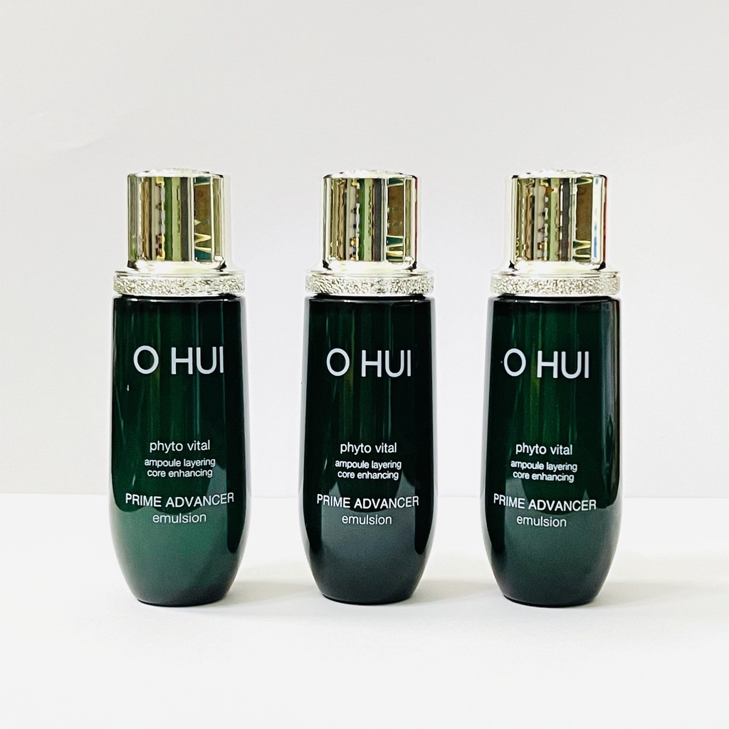 Combo 3 Chai Sữa Dưỡng Chống Lão Hoá Ohui Prime Advancer Emulsion 20ml x 3 Chai