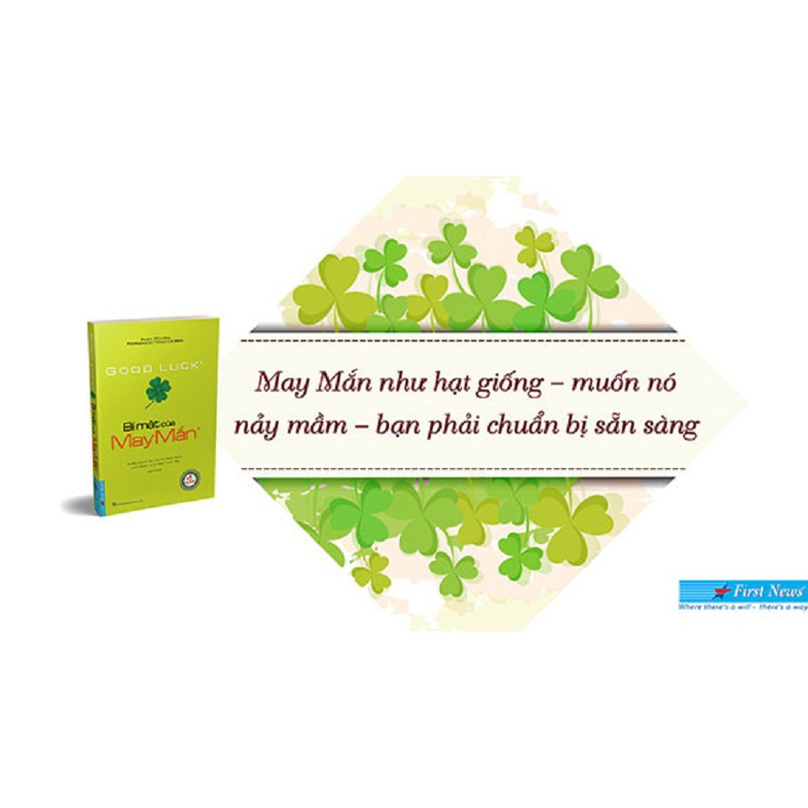 Sách - Bí Mật Của May Mắn (Khổ Nhỏ) - Good Luck - First News