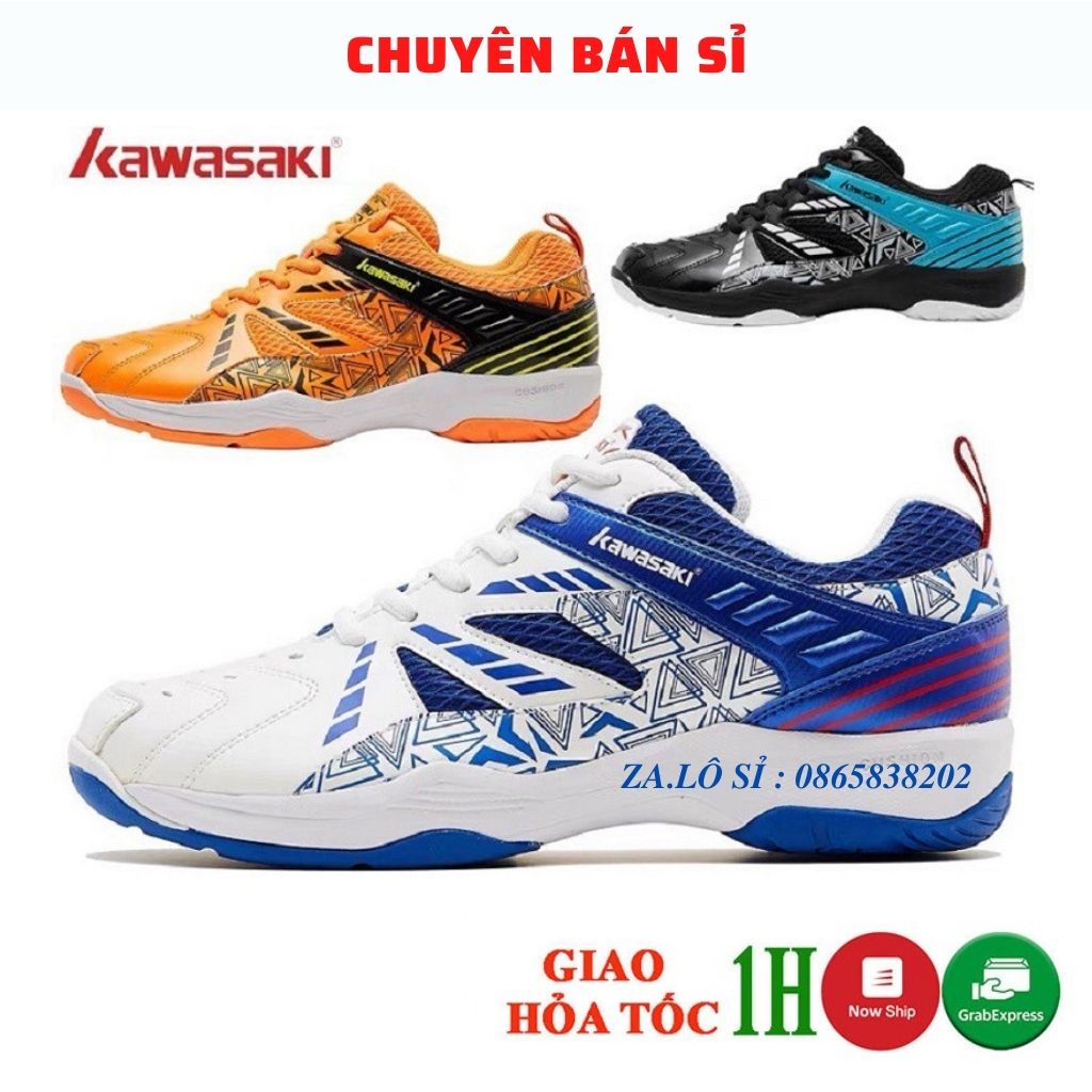 ⚡Chuyên Bán Sỉ⚡Giày cầu lông - Giày bóng chuyền Kawasaki K080 chính hãng, đế kếp, chống lật cổ chân, bảo hành 12 tháng