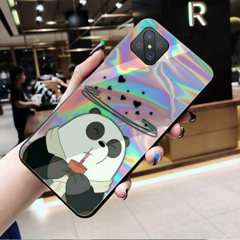 2021 Boutique Phone Case Redmi Note 8 8T 9 Xiao Mi 8 9 F1 A1 5X A2 6X Pro Max Glass case We bare bears