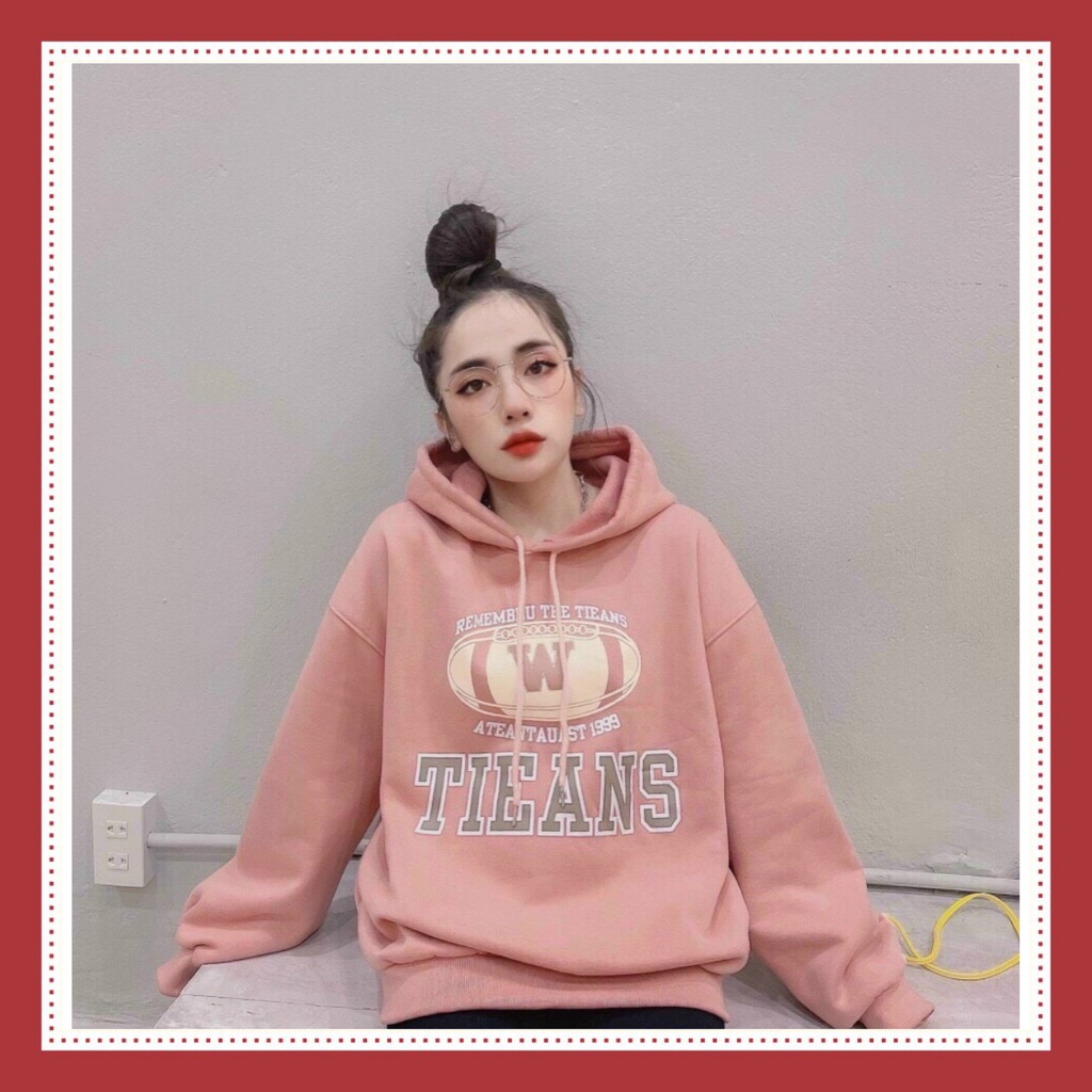 Áo hoodie nữ nỉ bông form rộng munmun | BigBuy360 - bigbuy360.vn