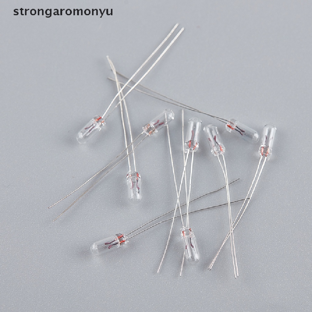 10 Bóng Đèn Sợi Đốt Mini 3 / 4 / 5mm 3 / 6 / 12 / 24V
