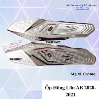 Ốp hông lớn mạ xi crom cho ab 2020-2021 sáng bóng