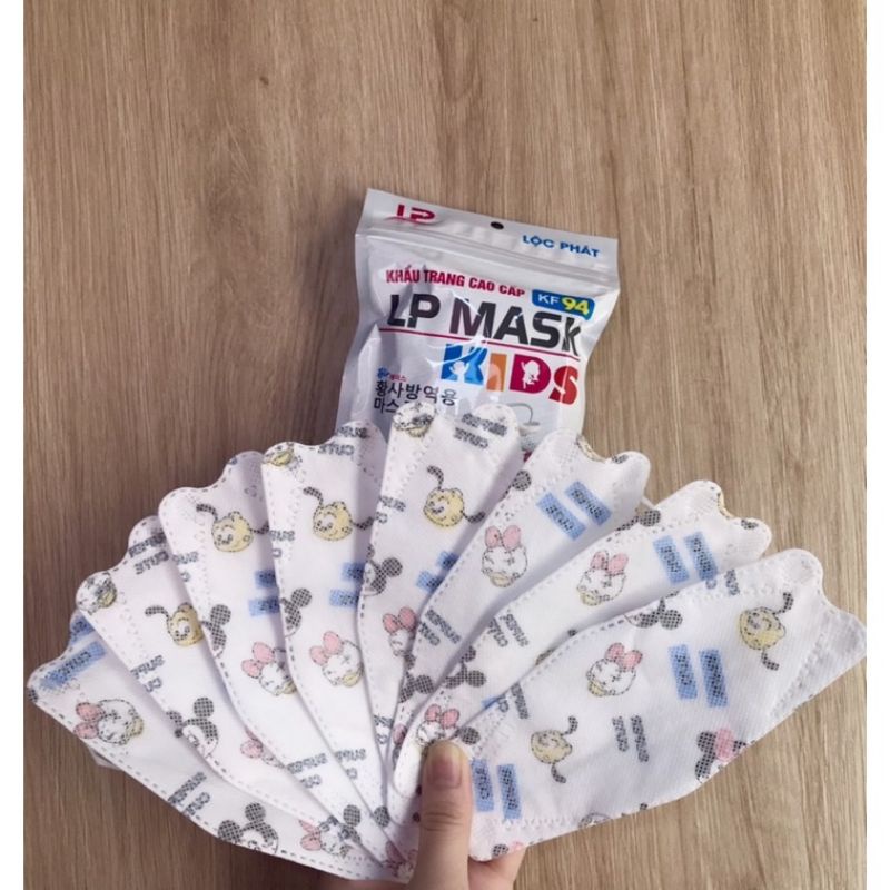 10 CÁI KHẨU TRANG KF94 KHÁNG KHUẨN LP MASK 0-3 TUỔI, 4-10 TUỔI CHUẨN Hàn QUỐC  LOẠI TỐT