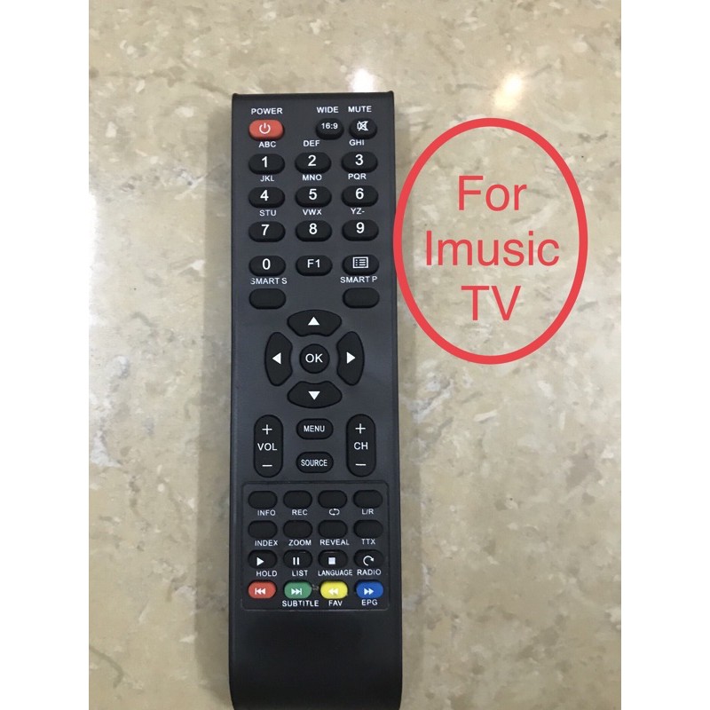 Điều khiển tivi led Imusic Smart