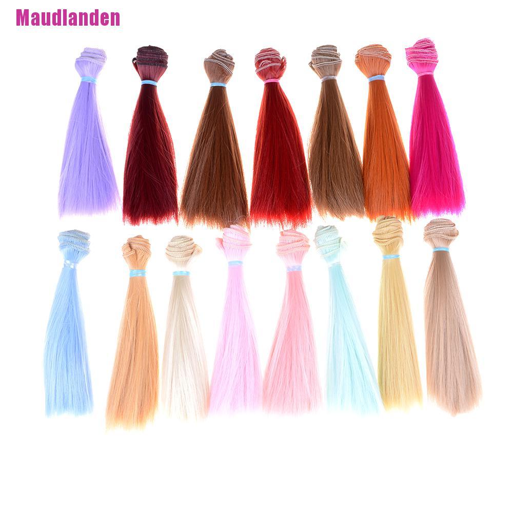 1 Tóc Giả Dài 15cm Nhiều Màu Sắc Cho Búp Bê 1 / 3 / 1 / 4 1 / 6