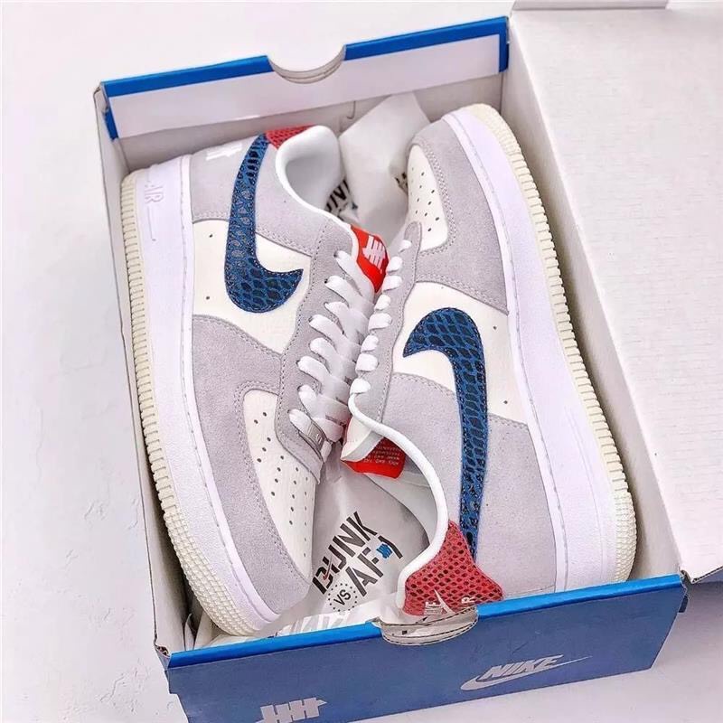 Giày thể thao AF1 Dunk Vệt Xanh, Giày Air force 1 low SP undefeated 5 on it dunk Hàng cao cấp Full Box Bill