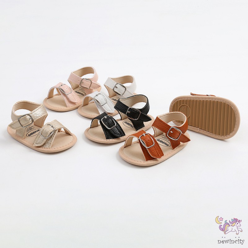 Giày sandals PU chống trượt thiết kế thời trang Hàn Quốc đáng yêu cho em bé
