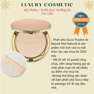 Phấn Gucci Poudre De Beaute Mat Naturel 01/00