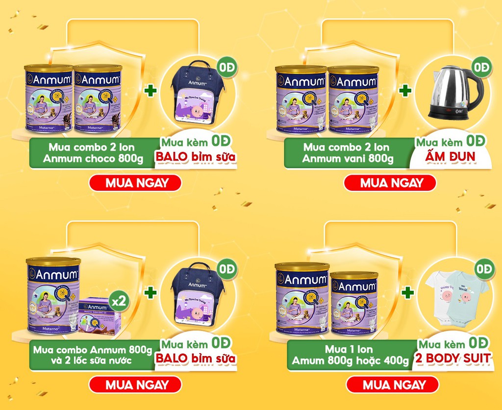 Mã giảm giá sữa Anlene và Anmum