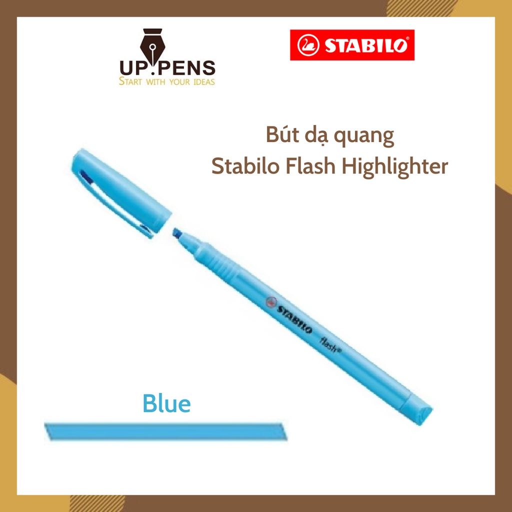 Bút dạ quang Stabilo Flash Highlighter – Màu xanh dương (Blue)