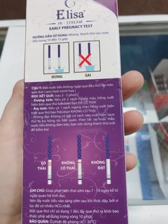 QUE THỬ THAI ELISA