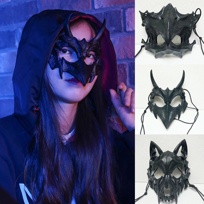 Mặt Nạ Hóa Trang Halloween Hình Bộ Xương Rồng Độc Đáo