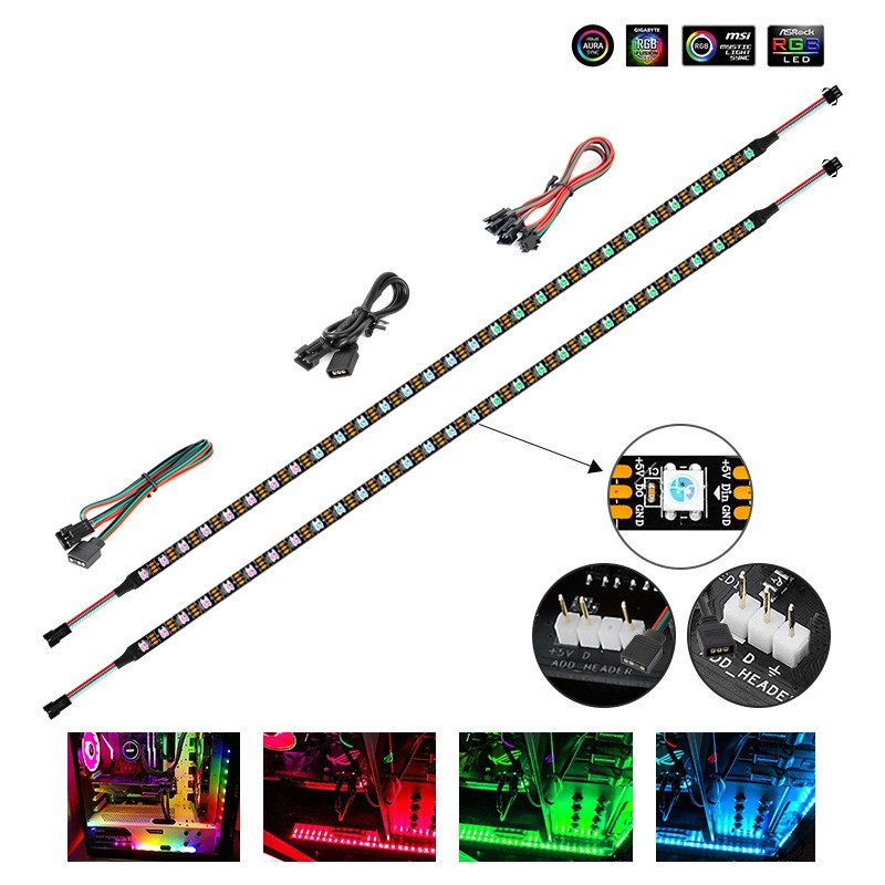 Dây led sync main 5v cắm 3pin rgb