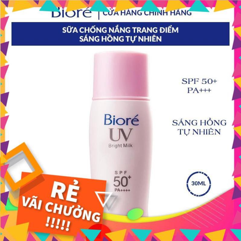 Sữa Chống Nắng Sáng Hồng Tự Nhiên Biore 30ml