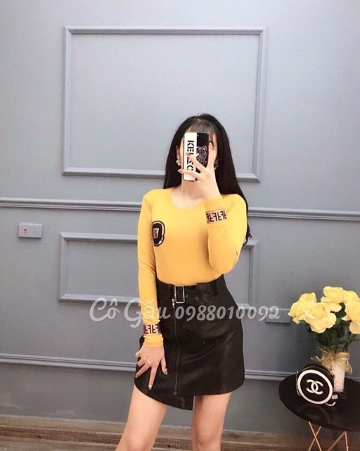 Áo thun cổ tròn chữ Fendy | BigBuy360 - bigbuy360.vn