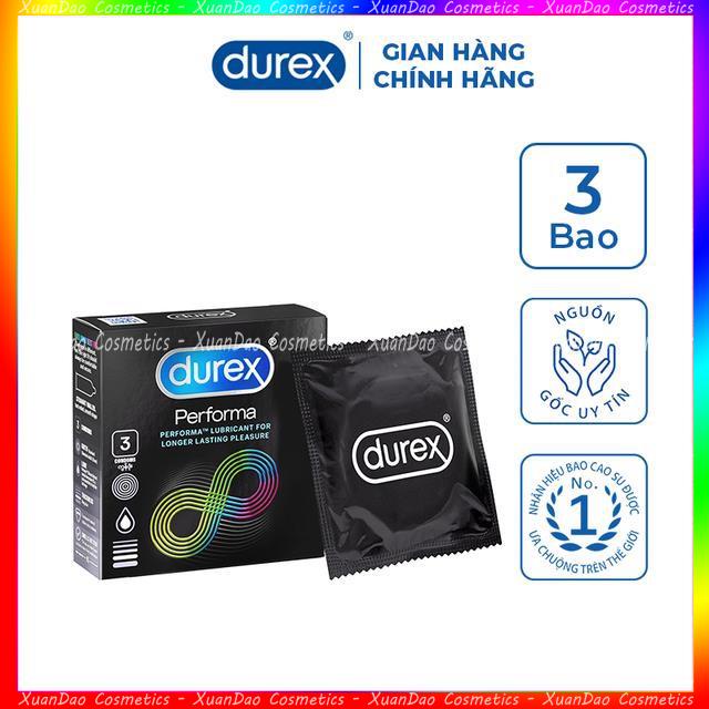 Bao cao su Durex Performa hộp 3 bao