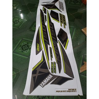 Tem rời ex 150 mxking đen chỉ xanh