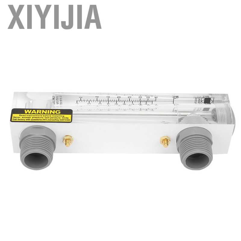 Xiyijia 1-10GPM LZM-25 Knob Panel Type Liquid Flowmeter Flow Meter Measurement ZG1&quot;