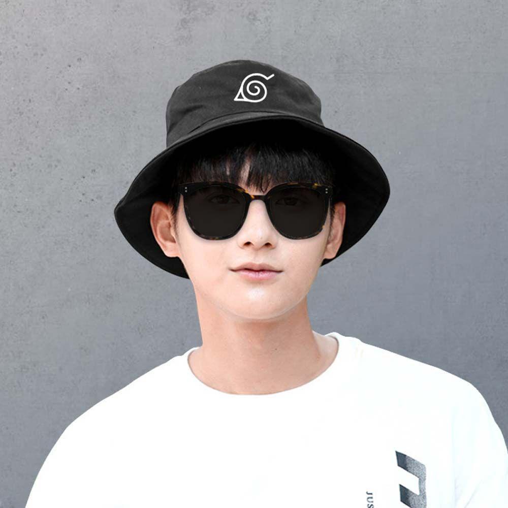QQMALL Nón Tai Bèo Chống Tia Cực Tím Thoáng Khí Họa Tiết Naruto Dành Cho Nữ