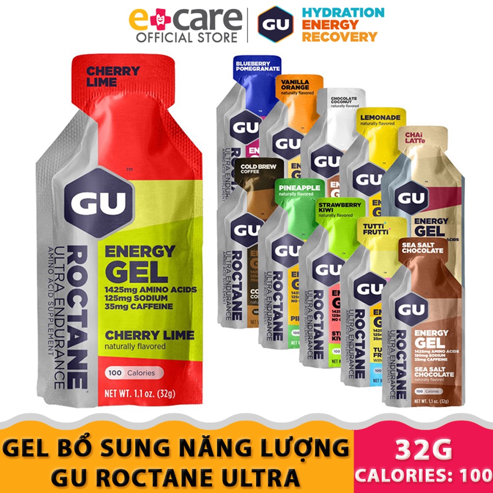 Gel bổ sung năng lượng GU Roctane Ultra Endurance Energy GEL 32g