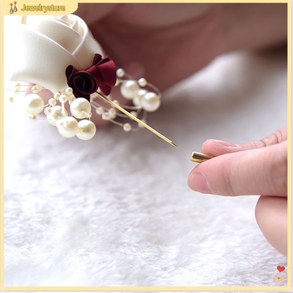 Tag cài áo hoa hồng quý phái