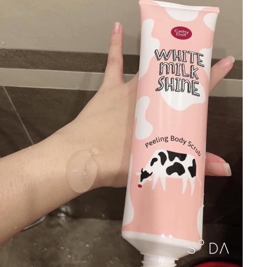 ‍♀️‍♀️‍♀️Tẩy Da Chết Toàn Thân White Milk Shine Cathy Doll Chính Hãng Thái 320ml
