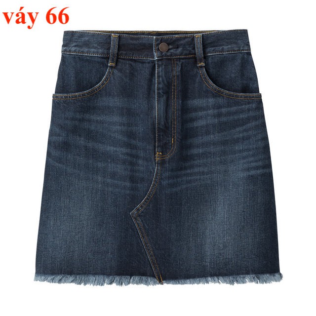 Hàng có sẵn chân váy và quần sóc bò GU. | BigBuy360 - bigbuy360.vn