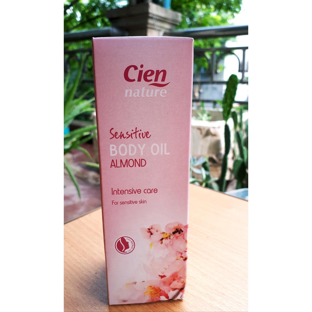 Tinh dầu hạnh nhân mat-xa toàn thân Cien Sensitive Almond Oil 100 ml
