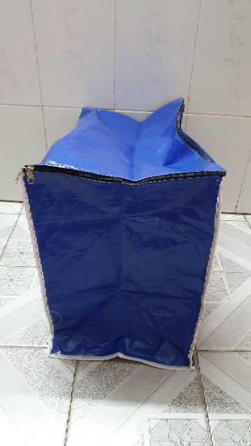 Túi bạt đựng quần áo ,hàng hóa và đồ chơi màu xanh dương có nhiều kích thước lựa chọn
