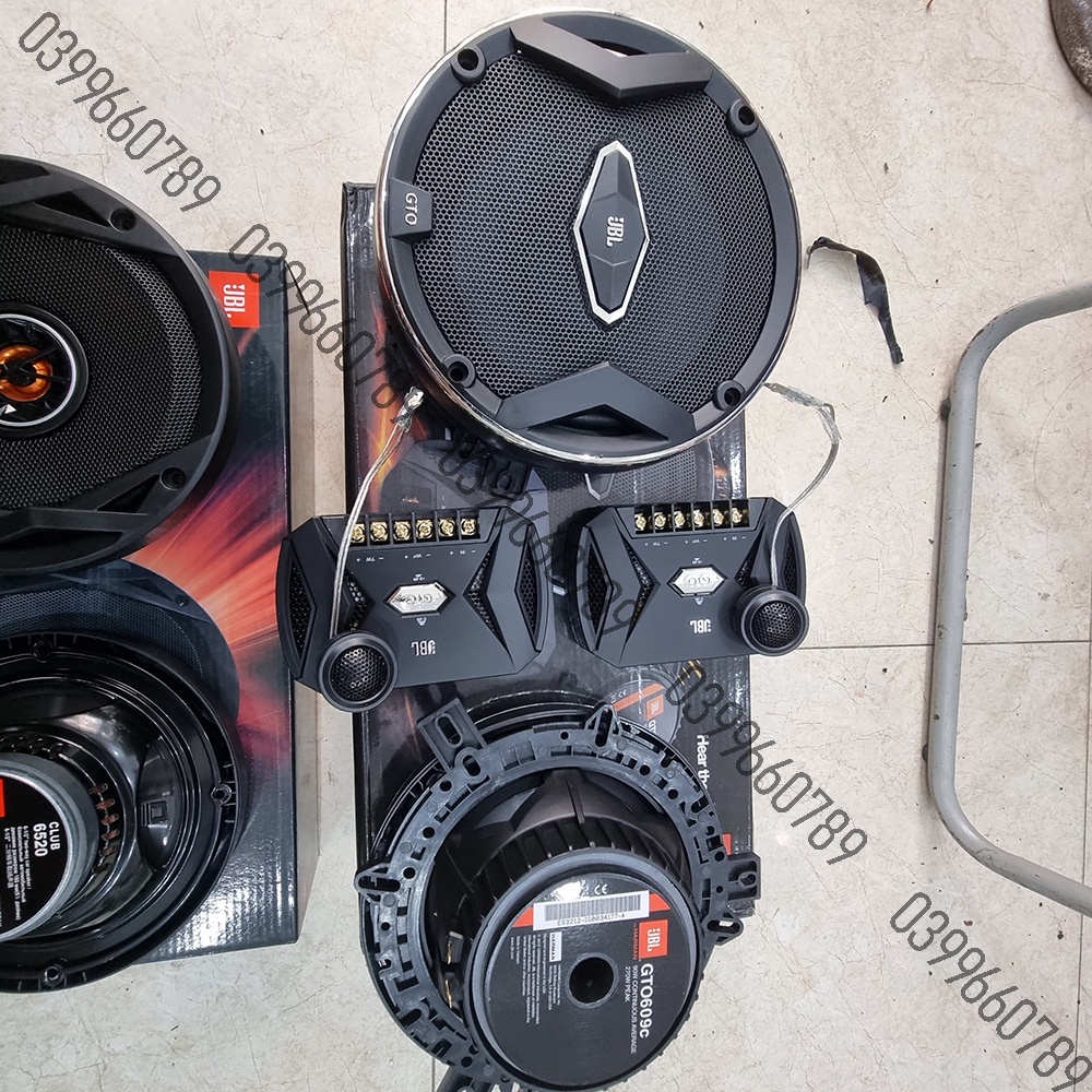 Combo hai cặp loa cánh JBL609c và Club 6025 tặng kèm cặp dưỡng loa theo xe
