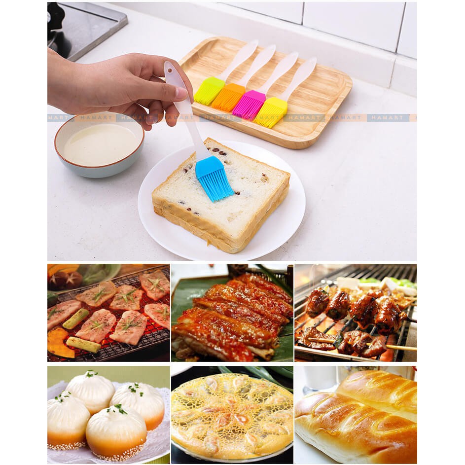 [RẺ NHẤT VN] Cọ Quét Dầu Ăn Silicon Chổi Quét Dầu BBQ Bánh Mì Tiện Lợi Tiết Kiệm Dầu Mỡ