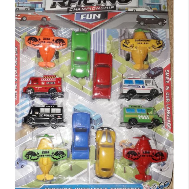 Sét 12 chiếc xe máy bay bằng nhựa chạy chớn rất đẹp