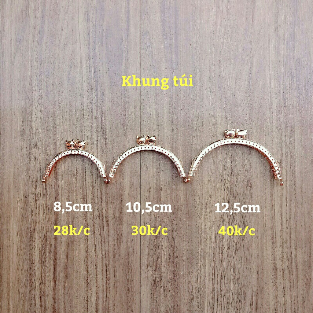 Khung túi 8,5cm/10,5cm/12,5cm