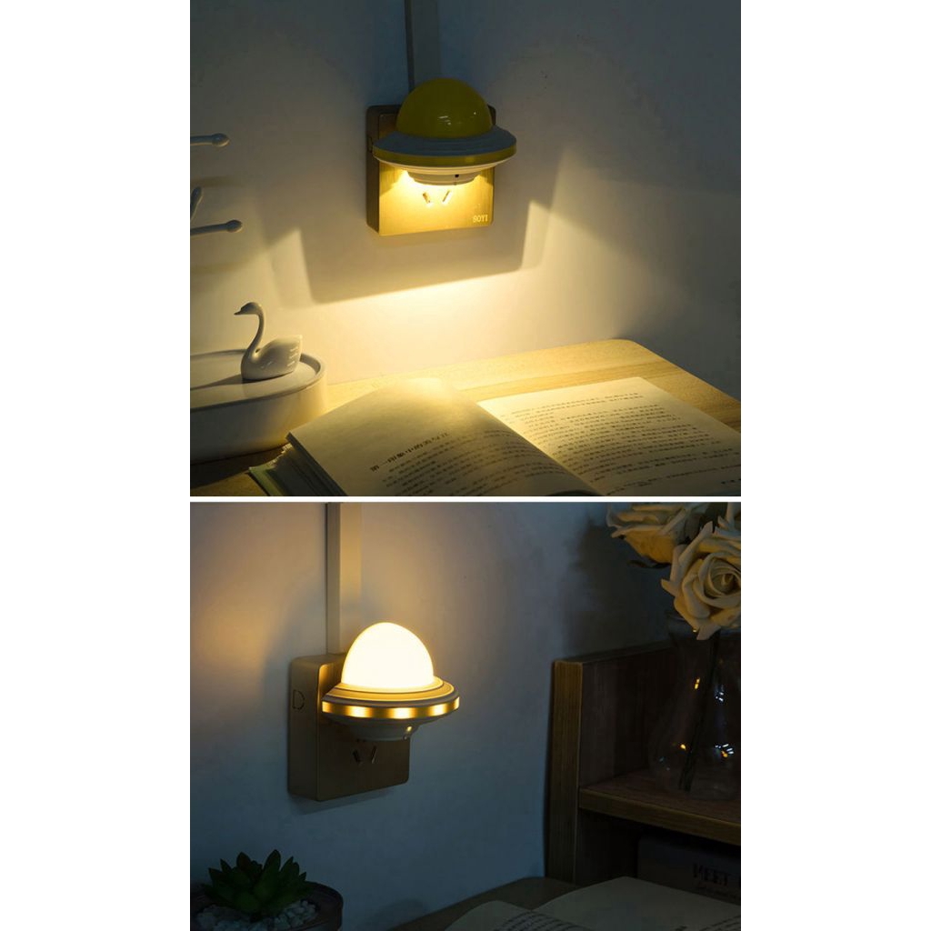 Đèn Ngủ Hình Ufo Sáng Tạo Độc Đáo Cho Phòng Ngủ