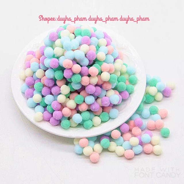 🌈HẠT LEN BÔNG, HẠT POMPOM🌈