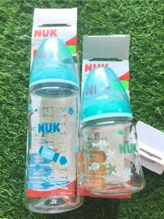 Bình sữa hãng NUK từ 0-18 tháng