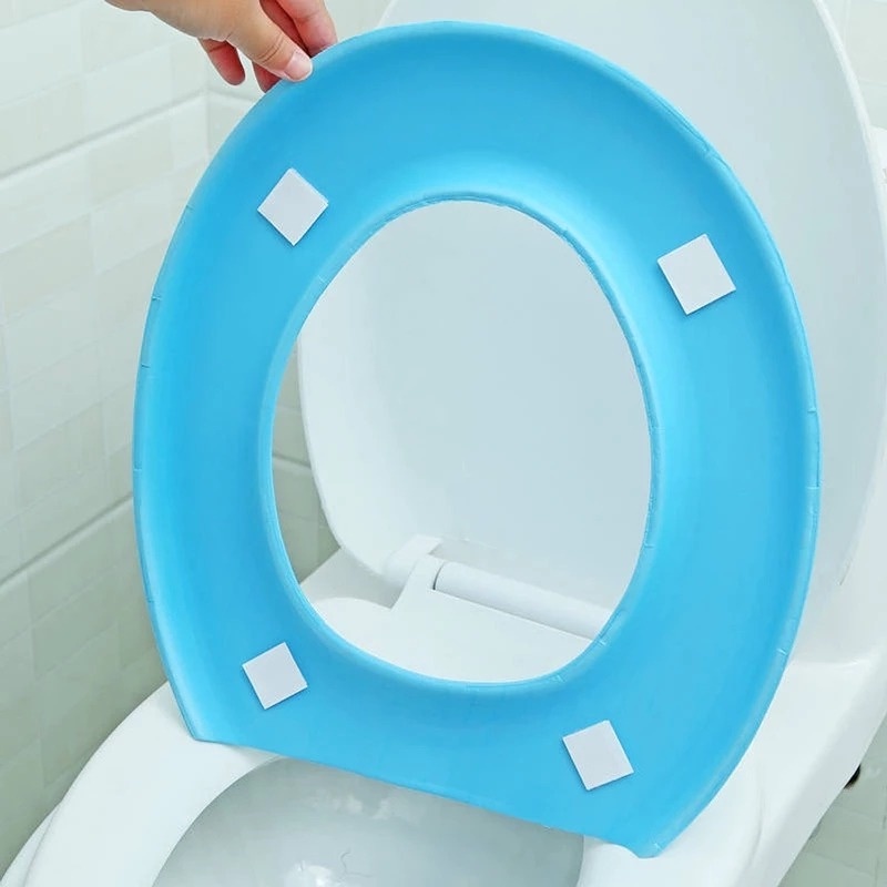 1 Miếng Lót Bệ Ngồi Toilet / Nắp Bồn Cầu / Nắp Bồn Cầu Hình Chữ O Bằng EVA Chống Nước