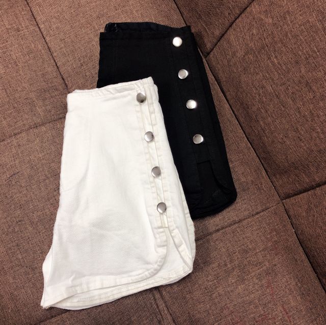 Quần shorts kaki bắn nút lưng cao dáng chuẩn 👍 | BigBuy360 - bigbuy360.vn