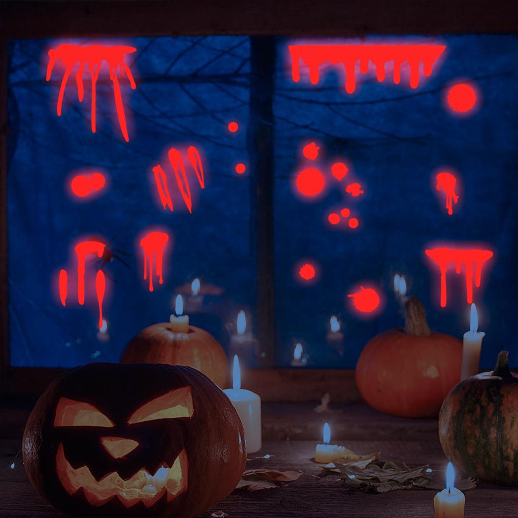 (runbu) Đề Can Dạ Quang Tự Dính Chống Thấm Nước Trang Trí Phòng Khách Chủ Đề Halloween