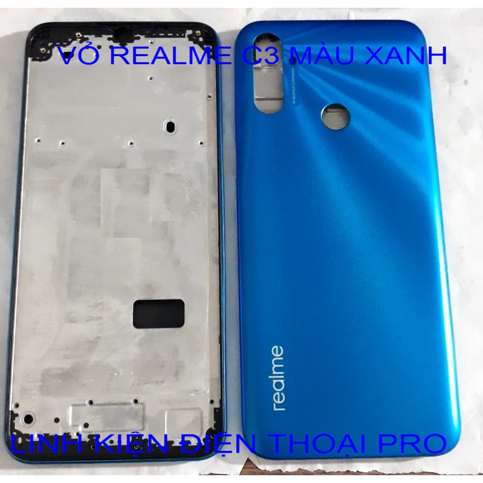 VỎ REALME C3 MÀU XANH