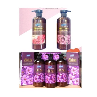  Sữa tắm trắng da dưỡng ẩm RIVERSA hương nước hoa ROMANTIC - VICTORYA - AKINA 950ml 