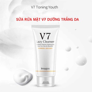 [RẺ VÔ ĐỊCH] Sữa rửa mặt trắng da Lazy Clanser V7