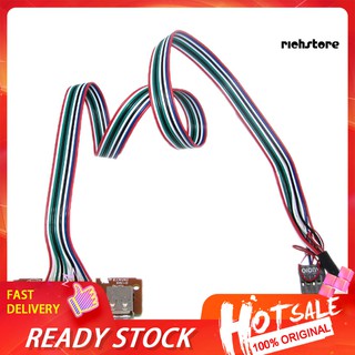 EJ_6.8cm PC Computer Case Front Dual USB Audio Port Panel Mic Earphone Jack Cable