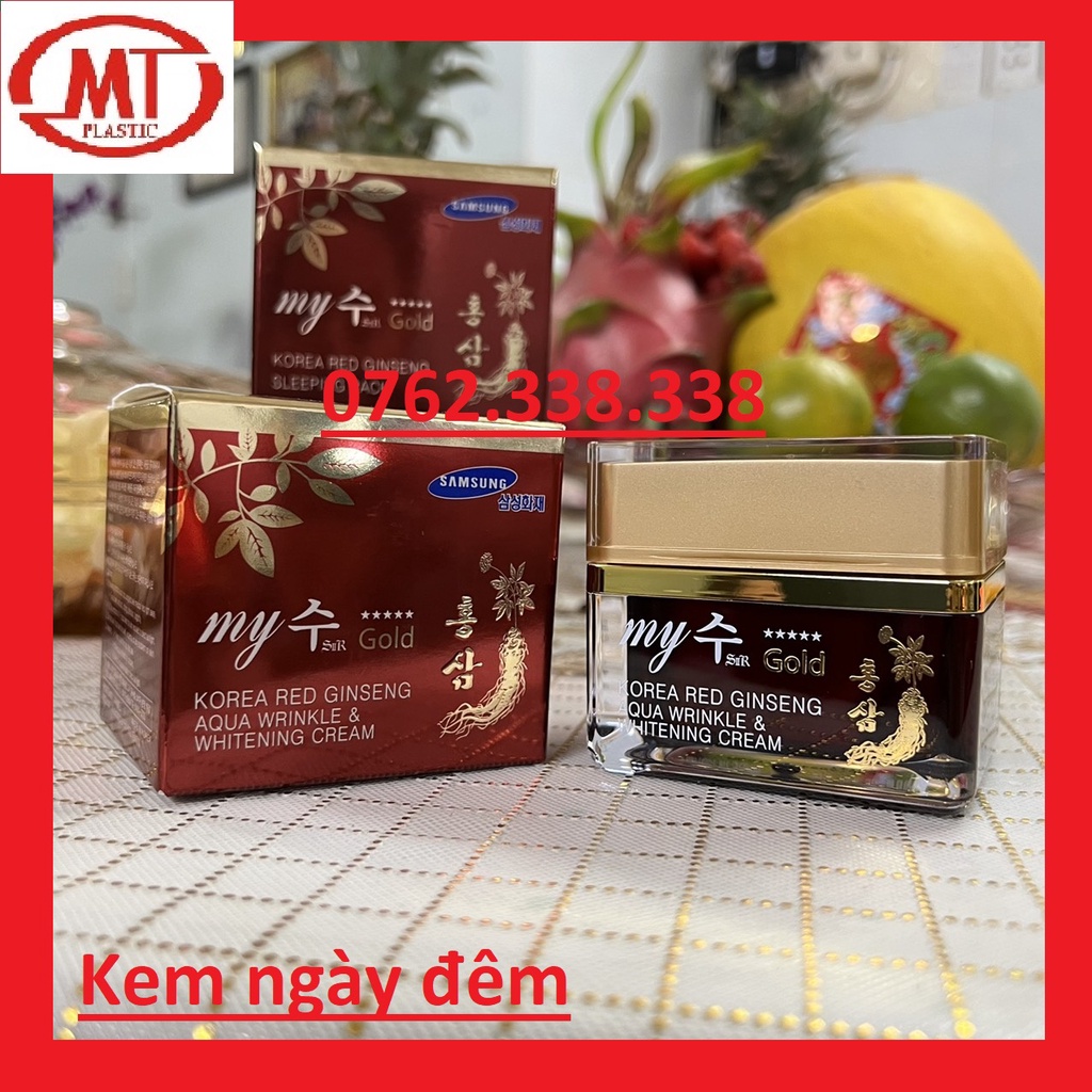 Kem dưỡng  trắng da, bay nám hồng Sâm My Gold Hàn Quốc hộp 50g date mới nhất