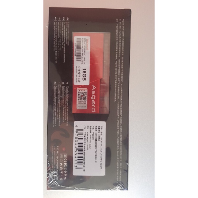 Ram Asgard T2 16G buss 2666 tản đỏ newbox | BigBuy360 - bigbuy360.vn