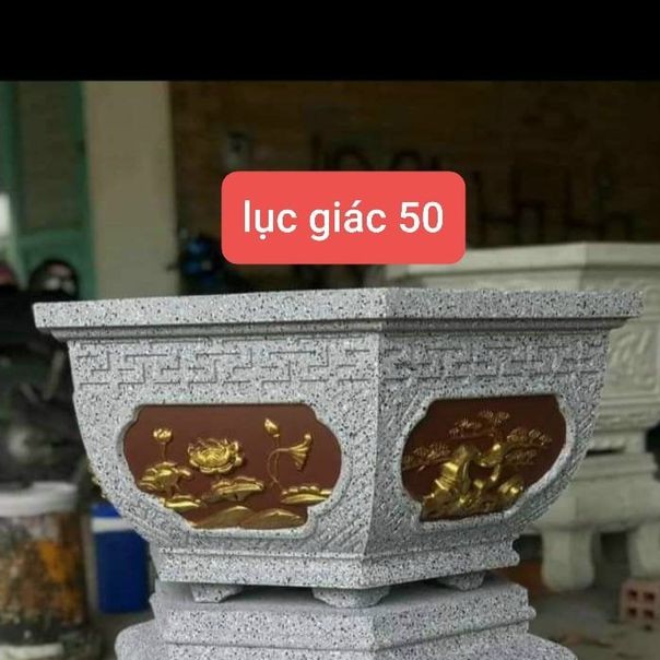 khuôn đúc chậu lục giác 50 cao 25 (khuôn chậu ABS có lòng trong)